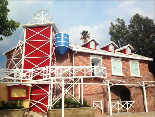 Como una granja real